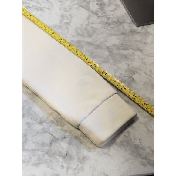 ZYIA Active Courchevel Fleece Hybrid Jacket Size SMALL Cream Activewear Coat - Picture 16 of 16